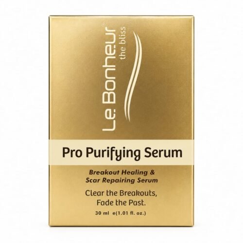 Le Bonheur Pro Purifying Serum | Breakout Healing and Scar Repairing Serum | Suitable for Oily & Acne Skin | Camello Sinesis Leaf, Mandelic, Azeliac | 30 ml